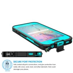 Galaxy S6 Waterproof Case, Punkcase SpikeStar Teal Water/Shock/Dirt/Snow Proof | Lifetime Warranty -Phone Vibe Shop C Users Default aa4559d0 9118 4439 98e2 f343cb26cacc