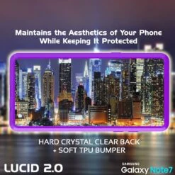 Note 7 Case Punkcase® LUCID 2.0 Purple Series W/ PUNK SHIELD Screen Protector | Ultra Fit -Phone Vibe Shop CLEAR LUCID 2 NOTE 7 fdb7a3ba 70a9 4e8d 8dc5 c4a9a4d57090