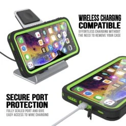 IPhone 11 Waterproof Case, Punkcase [Extreme Series] Armor Cover W/ Built In Screen Protector [Light Green] -Phone Vibe Shop Charging Extreme Iphone 11 f079eeaa 32f4 4fb3 8f98 e7d3cea58eec