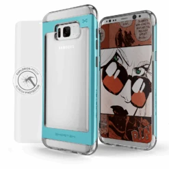 Galaxy S8 Case, Ghostek® 2.0 Teal Series W/ Explosion-Proof Screen Protector | Aluminum Frame