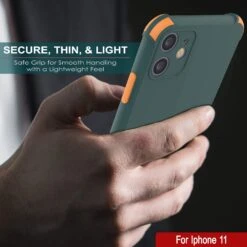 Punkcase Protective & Lightweight TPU Case [Sunshine Series] For IPhone 11 [Dark Green] -Phone Vibe Shop DarkGreen 04 0126295f ca5b 4649 9784 7dc03bfdb799