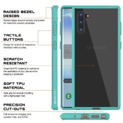 Galaxy Note 10 Punkcase Lucid-2.0 Series Slim Fit Armor Teal Case Cover -Phone Vibe Shop Detail Lucid 2 Galaxy Note 10 211fab6f 2bd7 406e a415 69284187f4ac