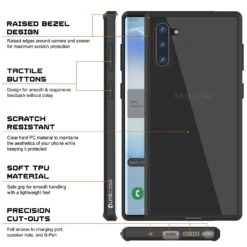 Galaxy Note 10 Punkcase Lucid-2.0 Series Slim Fit Armor Black Case Cover -Phone Vibe Shop Detail Lucid 2 Galaxy Note 10 bde1a692 0ac6 4973 9afb c239de802d14