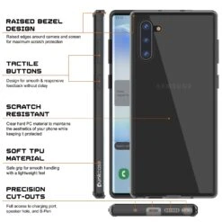 Galaxy Note 10 Punkcase Lucid-2.0 Series Slim Fit Armor Crystal Black Case Cover 14 Galaxy Note 10 Punkcase Lucid-2.0 Series Slim Fit Armor Crystal Black Case Cover -Phone Vibe Shop Detail Lucid 2 Galaxy Note 10 eddfa662 cc59 4eca 8cf2 3a4abb1f8e64