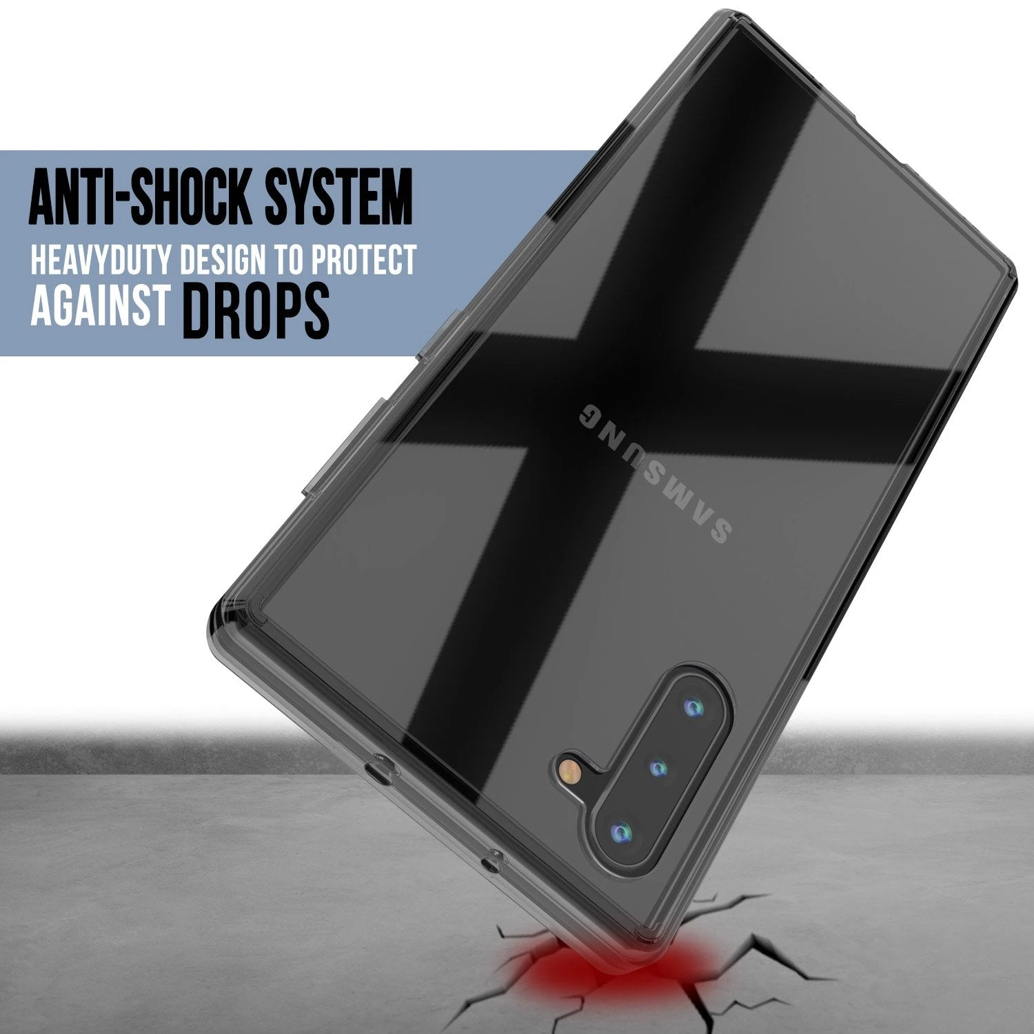 Galaxy Note 20 Punkcase Lucid-2.0 Series Slim Fit Armor Crystal Black Case Cover 7 Galaxy Note 20 Punkcase Lucid-2.0 Series Slim Fit Armor Crystal Black Case Cover - Image 5