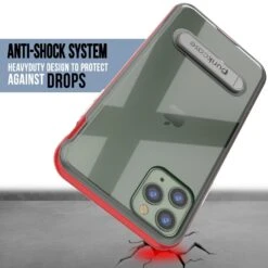 IPhone 12 Pro Max Case, PUNKcase [LUCID 3.0 Series] [Slim Fit] Protective Cover W/ Integrated Screen Protector [Red] -Phone Vibe Shop Drop Lucid 3 Iphone 11 pro Max c43ae0c1 7c46 4bb3 9ff3 ba062327eb84