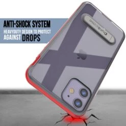 IPhone 11 Case, PUNKcase [LUCID 3.0 Series] [Slim Fit] Armor Cover W/ Integrated Screen Protector [Red] -Phone Vibe Shop Drop Lucid 3 Iphone 11 04846201 dd87 4667 9a85 47227d1f753e
