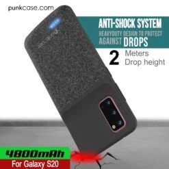 PunkJuice S20 Battery Case Patterned Black - Fast Charging Power Juice Bank With 4800mAh -Phone Vibe Shop Drop Punkjuice Galaxy S20 1 76bba43c 8eb0 4d96 b7c0 7a347275d2ce