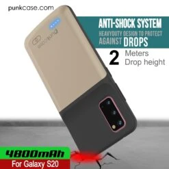 PunkJuice S20 Battery Case Gold - Fast Charging Power Juice Bank With 4800mAh -Phone Vibe Shop Drop Punkjuice Galaxy S20 84aa29d1 f010 45f3 9ac3 bd23d1dee4d6