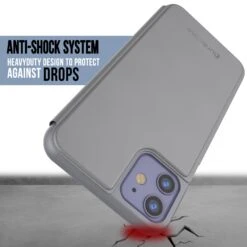 Punkcase IPhone 11 / XI Reflector Case Protective Flip Cover [Silver] -Phone Vibe Shop Drop Reflector Iphone 11 d8f5e34c e14f 4ca9 9f2e f24c5a9bda33