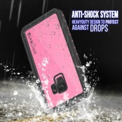 Galaxy S9 Waterproof Case PunkCase StudStar Pink Thin 6.6ft Underwater IP68 Shock/Snow Proof -Phone Vibe Shop Drop Studstar Galaxy S9 aefa318b 3133 454a 966f 2be0f6492879