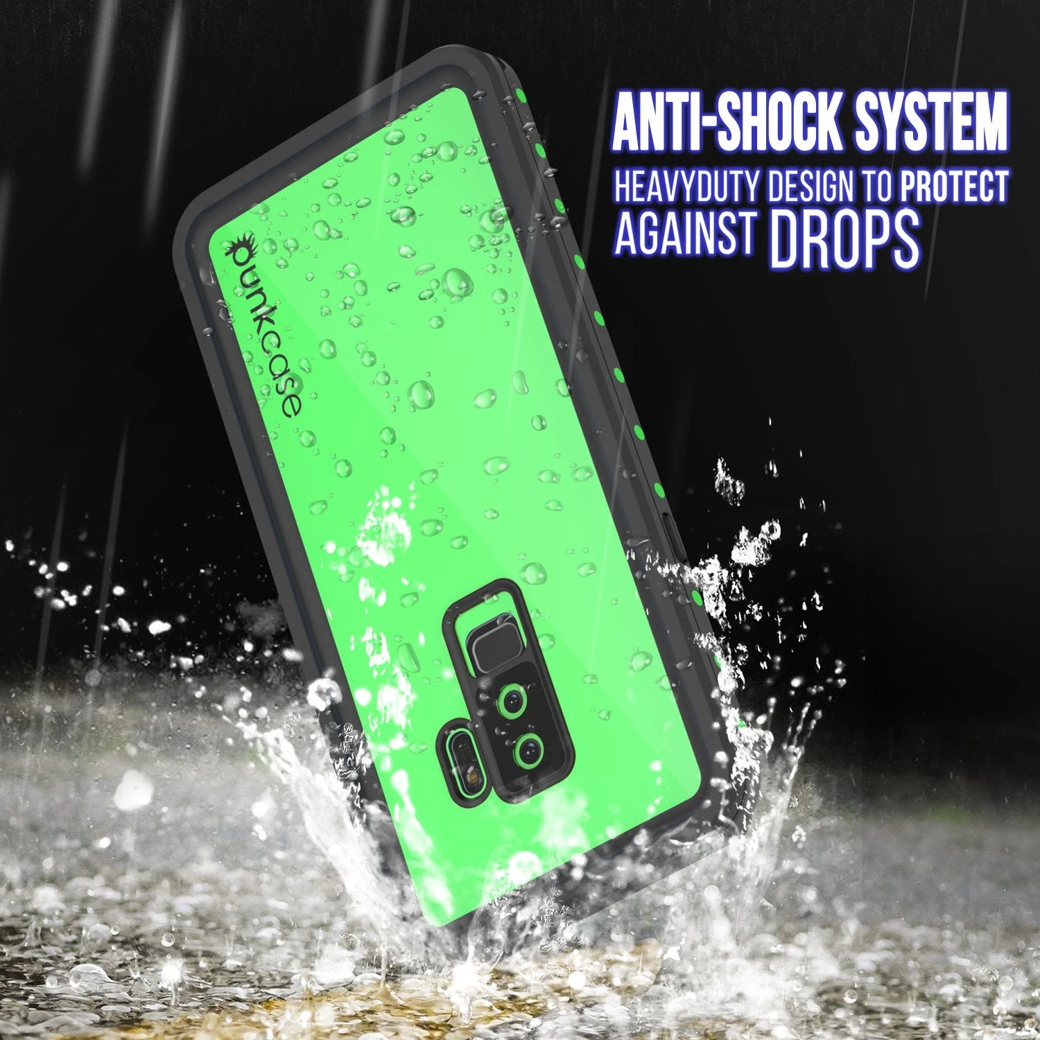 Galaxy S9 Plus Waterproof Case PunkCase StudStar Light Green Thin 6.6ft Underwater IP68 ShockProof 9 Galaxy S9 Plus Waterproof Case PunkCase StudStar Light Green Thin 6.6ft Underwater IP68 ShockProof - Image 7