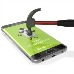 Galaxy S6 Edge Clear Punkcase Glass SHIELD Tempered Glass Screen Protector 0.33mm Thick 9H Glass