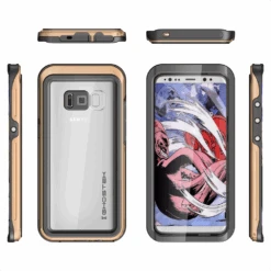 Galaxy S8 Waterproof Case, Ghostek Atomic 3 Series For Galaxy S8| Underwater | Shockproof | Dirt-proof | Snow-proof | Aluminum Frame 12 Galaxy S8 Waterproof Case, Ghostek Atomic 3 Series For Galaxy S8| Underwater | Shockproof | Dirt-proof | Snow-proof | Aluminum Frame -Phone Vibe Shop GALAXY S8 WATERPROOF CASE ATOMIC 3 SERIES GOLD1