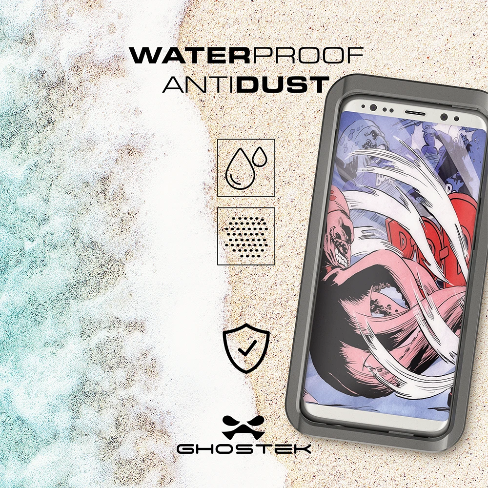Galaxy S8 Waterproof Case, Ghostek Atomic 3 Series For Galaxy S8| Underwater | Shockproof | Dirt-proof | Snow-proof | Aluminum Frame 11 Galaxy S8 Waterproof Case, Ghostek Atomic 3 Series For Galaxy S8| Underwater | Shockproof | Dirt-proof | Snow-proof | Aluminum Frame - Image 9