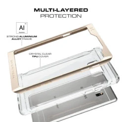 Galaxy Note 7 Case, Ghostek® Cloak 2.0 Black W/ ExplosionProof Screen Protector | Aluminum Frame -Phone Vibe Shop Galaxy Note 7 Case Ghostek Cloak 2 Series for Samsung Galaxy Note 7 Slim Protective Armor Case Cover Explosion Proof Screen Protector Aluminum Frame TPU Shell Warranty Ultra Fit Black 003