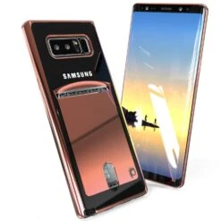 Galaxy Note 8 Case, PUNKCASE® LUCID Rose Gold Series | Card Slot | SHIELD Screen Protector -Phone Vibe Shop Galaxy Note 8 Case PUNKCASE LUCID Rose Gold 3