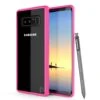 Galaxy Note 8 Case, PUNKcase [LUCID 2.0 Series] [Slim Fit] Armor Cover W/Integrated Anti-Shock System & Screen Protector [Pink] -Phone Vibe Shop Galaxy Note 8 Case PUNKcase LUCID 2.0 Series Slim Fit Clear Back Armor Cover wIntegrated Anti Shock System PUNKSHIELD Screen Protector for Samsung Galaxy Note 8 Hot pink4