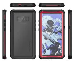 Galaxy Note 8, Ghostek Nautical Galaxy Note 8 Case Military Grade Armor Waterproof Cover | Red -Phone Vibe Shop Galaxy Note 8 Ghostek Nautical Series for Galaxy Note 8 Rugged Waterproof Case RED8 9d853a63 f3f9 415a 8f1f f50fa79654a4