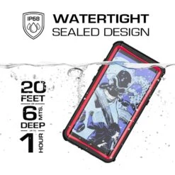 Galaxy Note 8, Ghostek Nautical Galaxy Note 8 Case Military Grade Armor Waterproof Cover | Red -Phone Vibe Shop Galaxy Note 8 Ghostek Nautical Series for Galaxy Note 8 Rugged Waterproof Case RED9 3aea28ad 7b3a 49c2 a2a1 4c5c1054c2d7