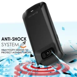 Galaxy S8 Battery Case, Punkcase 5000mAH Charger Case W/ Screen Protector | Integrated Kickstand & USB Port | IntelSwitch [Black] -Phone Vibe Shop Galaxy S8 Battery Case black