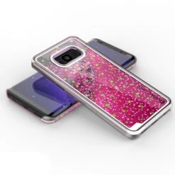 Galaxy S8 Case, Punkcase [Liquid Series] Protective Dual Layer Floating Glitter Cover + PunkShield Screen Protector For Samsung S8 [Pink] -Phone Vibe Shop Galaxy S8 Case Punkcase Liquid Rose Gold Series Protective Dual Layer Floating Glitter Cover pink 3de300ce faa7 4736 bd9e fda76332140a