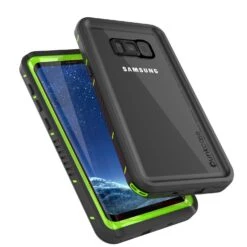 Galaxy S8 Waterproof Case, Punkcase [Extreme Series] [Slim Fit] [IP68 Certified] [Shockproof] [Snowproof] [Dirproof] Armor Cover W/ Built In Screen Protector For Samsung Galaxy S8 [Green] -Phone Vibe Shop Galaxy S8 Waterproof Case Punkcase Extreme Series Green 1