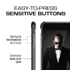 IPhone 8+ Plus Case, Ghostek Covert 2 Series For IPhone 8+ Plus Protective Case [ Black] -Phone Vibe Shop Ghostek Covert2 iPhone 7 Plus iPhone 8 Plus Case Heavy Duty Armor Diamond Grip Black005