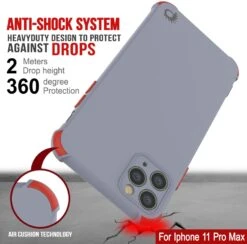 Punkcase Protective & Lightweight TPU Case [Sunshine Series] For IPhone 11 Pro Max [Grey] -Phone Vibe Shop Grey 05 7ef4a963 8ce7 4a0e 91a3 363bd365eeb9