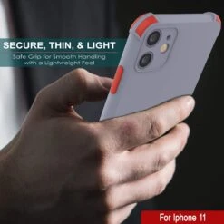 Punkcase Protective & Lightweight TPU Case [Sunshine Series] For IPhone 11 [Grey] -Phone Vibe Shop Grey Blue 04 a82235df e01b 4bea 8ebd 48f89234c76c