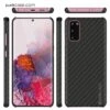 Galaxy S20 Case, Punkcase CarbonShield, Heavy Duty & Ultra Thin 2 Piece Dual Layer PU Leather Black Cover (Carbon Fiber Style) -Phone Vibe Shop Group Carbon Galaxy S20