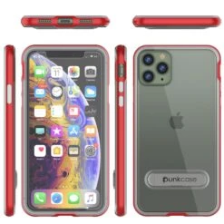 IPhone 12 Pro Max Case, PUNKcase [LUCID 3.0 Series] [Slim Fit] Protective Cover W/ Integrated Screen Protector [Red] -Phone Vibe Shop Group Lucid 3 Iphone 11 pro Max d92cad68 85e8 4c66 81a2 4c27be657550