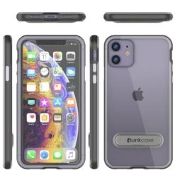 IPhone 12 Mini Case, PUNKcase [LUCID 3.0 Series] [Slim Fit] Protective Cover W/ Integrated Screen Protector [Grey] -Phone Vibe Shop Group Lucid 3 Iphone 11 0e5ac04a 9f61 433e a0d9 ece38abc7534