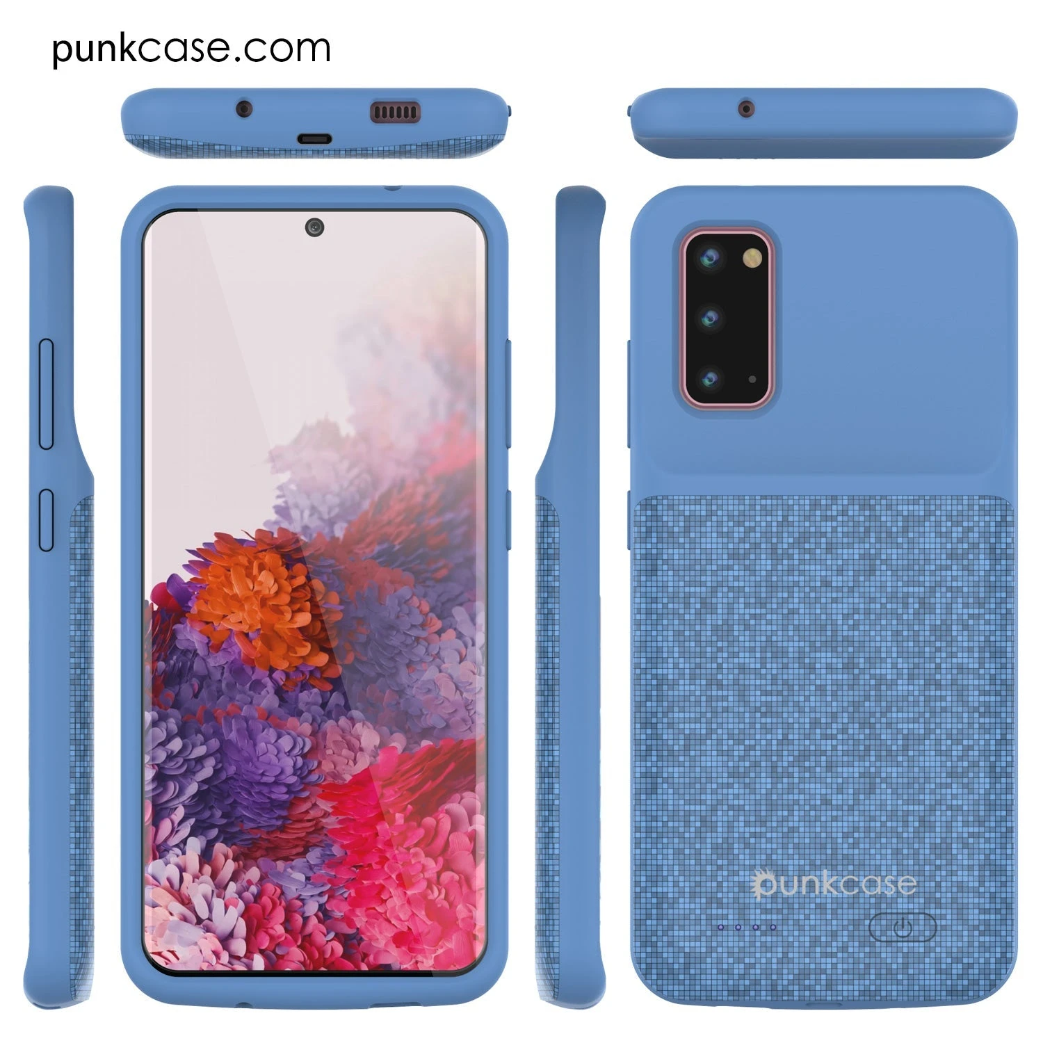 PunkJuice S20 Battery Case Patterned Blue - Fast Charging Power Juice Bank With 4800mAh 6 PunkJuice S20 Battery Case Patterned Blue - Fast Charging Power Juice Bank With 4800mAh - Image 4