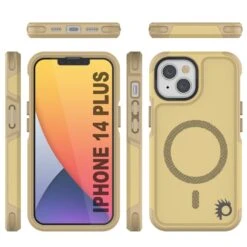 PunkCase IPhone 14 Plus Case, [Spartan 2.0 Series] Clear Rugged Heavy Duty Cover W/Built In Screen Protector [Yellow] -Phone Vibe Shop Group Spartan 2 Iphone 14 Plus fc5cfdf8 fe06 4907 a29a 56af9f363488