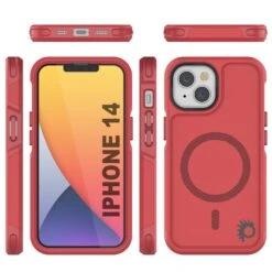 PunkCase IPhone 14 Case, [Spartan 2.0 Series] Clear Rugged Heavy Duty Cover W/Built In Screen Protector [Red] -Phone Vibe Shop Group Spartan 2 Iphone 14 065dad3e 83fe 482b ad81 27841f7abfee