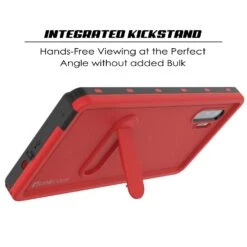 PunkCase Galaxy Note 10+ Plus Waterproof Case, [KickStud Series] Armor Cover [Red] -Phone Vibe Shop Kickstand Kickstud Galaxy Note 10 21e3e4bb 5ec9 49af 816b d93dc0c7b401