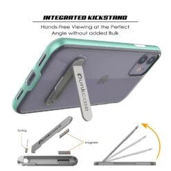 IPhone 12 Mini Case, PUNKcase [LUCID 3.0 Series] [Slim Fit] Protective Cover W/ Integrated Screen Protector [Teal] -Phone Vibe Shop Kickstand Lucid 3 Iphone 11 ed391944 4573 41c0 918f 9e845348f52e