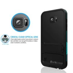 Galaxy S6 Waterproof Case, Punkcase SpikeStar Teal Water/Shock/Dirt/Snow Proof | Lifetime Warranty -Phone Vibe Shop LENS 3beedd5b 36c7 42be 9814 5b693fdc9603