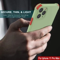 Punkcase Protective & Lightweight TPU Case [Sunshine Series] For IPhone 11 Pro Max [Light Green] -Phone Vibe Shop LightGreen 04 ac7d5a0b 1a52 4d62 9076 d3f20f14f634