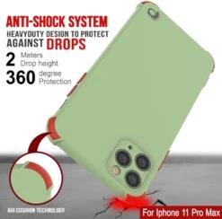 Punkcase Protective & Lightweight TPU Case [Sunshine Series] For IPhone 11 Pro Max [Light Green] -Phone Vibe Shop LightGreen 05 b77cffbb a617 4697 b36e c8f44e8ed910