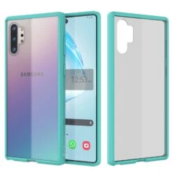 Galaxy Note 10+ Plus Punkcase Lucid-2.0 Series Slim Fit Armor Teal Case Cover
