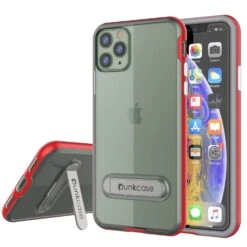 IPhone 12 Pro Max Case, PUNKcase [LUCID 3.0 Series] [Slim Fit] Protective Cover W/ Integrated Screen Protector [Red]