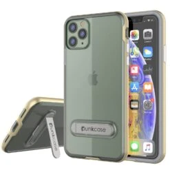IPhone 12 Pro Max Case, PUNKcase [LUCID 3.0 Series] [Slim Fit] Protective Cover W/ Integrated Screen Protector [Gold]