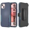 Punkcase For IPhone 15 Plus Belt Clip Multilayer Holster Case [Patron Series] [Navy Blue] -Phone Vibe Shop Main Patron Iphone 15 Plus 40bec3de 56f8 4ad4 a480 291e7c4111bd