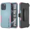 Punkcase For IPhone 15 Pro Max Belt Clip Multilayer Holster Case [Patron Series] [Mint-Pink] -Phone Vibe Shop Main Patron Iphone 15 Pro Max defae92b 79fb 4d1a a09d 74fe5b9c9789