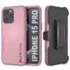Punkcase For IPhone 15 Pro Belt Clip Multilayer Holster Case [Patron Series] [Pink] -Phone Vibe Shop Main Patron Iphone 15 Pro aed573b9 504a 4f28 857e 7894d2b9e6d0