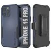 Punkcase For IPhone 15 Pro Belt Clip Multilayer Holster Case [Patron Series] [Navy Black] -Phone Vibe Shop Main Patron Iphone 15 Pro fd54097f b09f 4772 8abd a64976bcbebf