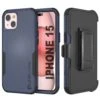 Punkcase For IPhone 15 Belt Clip Multilayer Holster Case [Patron Series] [Navy Black] -Phone Vibe Shop Main Patron Iphone 15 5bf4337c fa77 4e30 859d 34143303dd83