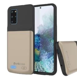PunkJuice S20+ Plus Battery Case Gold - Fast Charging Power Juice Bank With 6000mAh